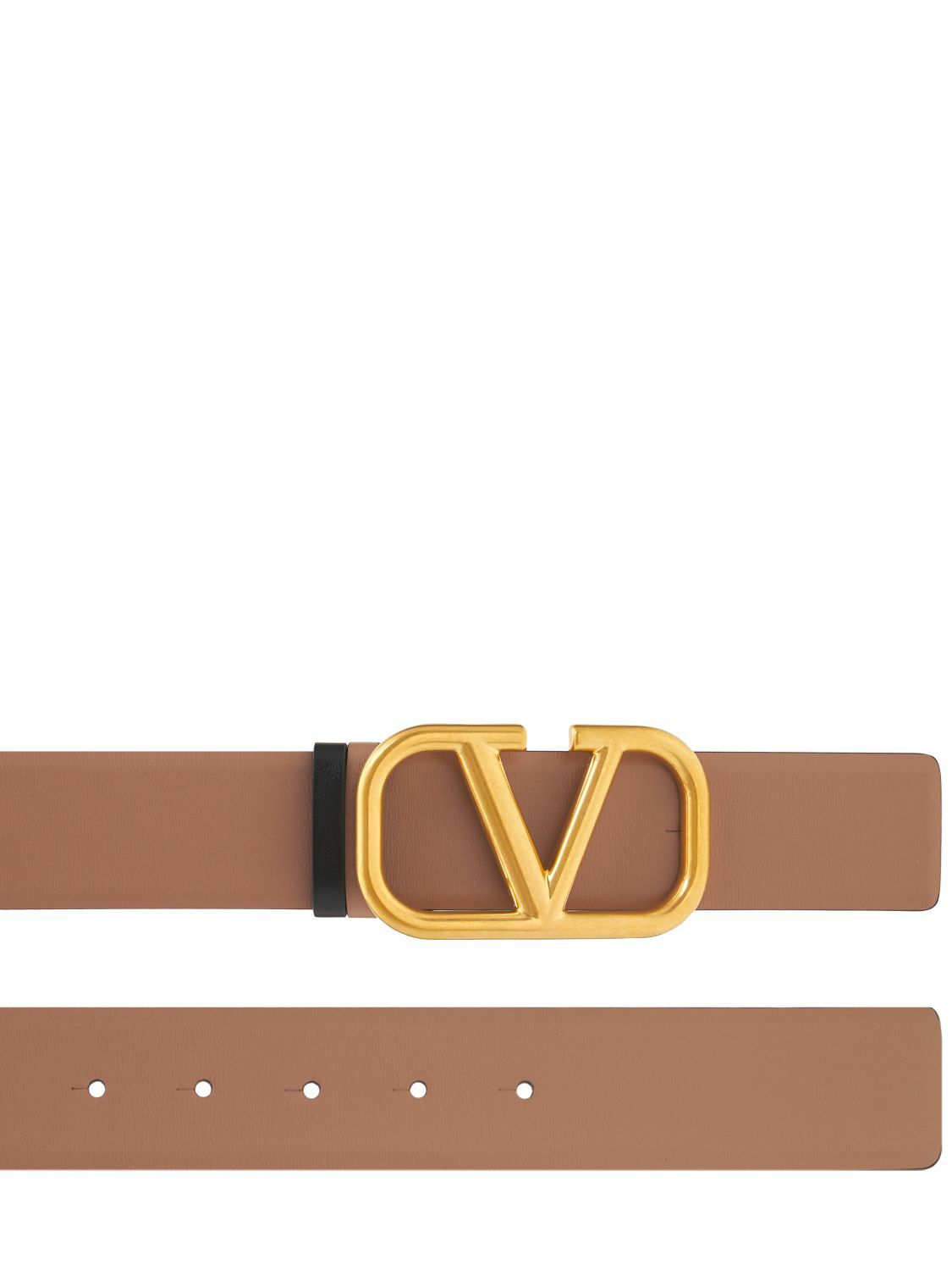 VALENTINO GARAVANI - 4cm Vlogo Reversible Leather Belt