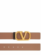VALENTINO GARAVANI - 4cm Vlogo Reversible Leather Belt