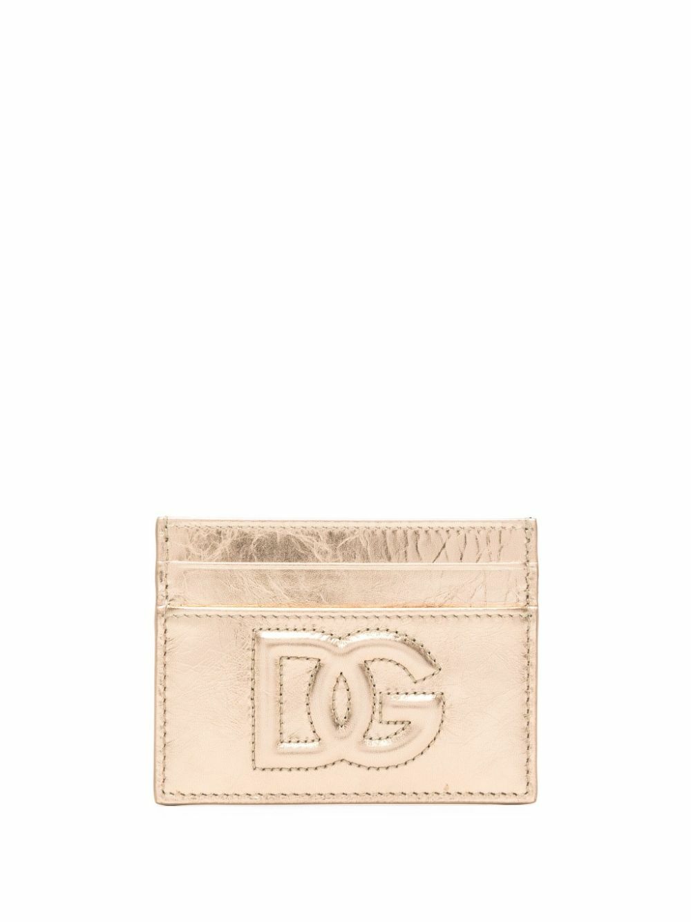 DOLCE & GABBANA - Logo Leather Credit Card Case Dolce & Gabbana