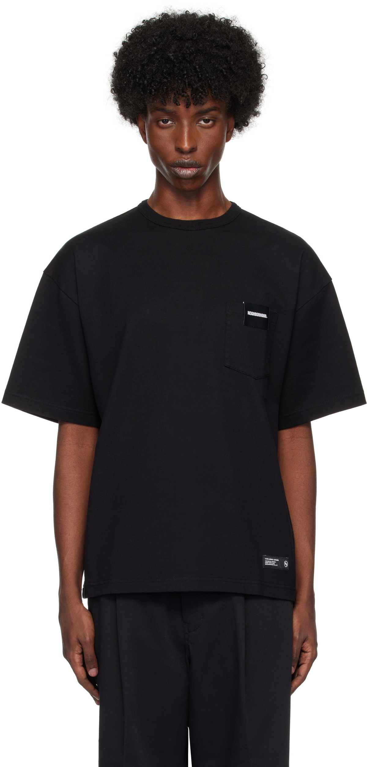 Neighborhood Black Classic-P Crewneck SS T-shirt Neighborhood Neighborhood Black Classic-P Crewneck SS T-shirt Neighborhood