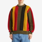 Patta Men's Stripe Honeycomb Knit Jumper in Multi