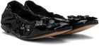 Cecilie Bahnsen Black Orbella Ballerina Flats
