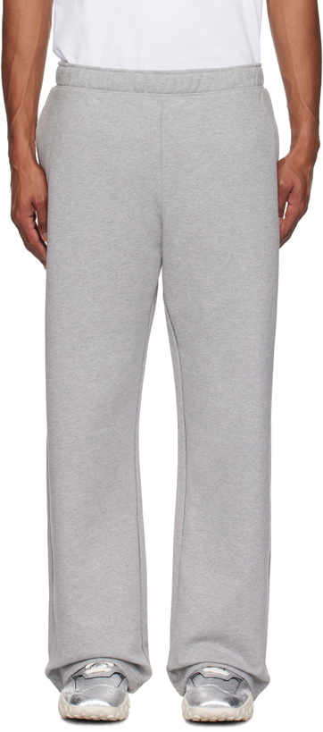 Photo: Marine Serre Gray Moon Logo Fleece Sweatpants