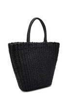 Damson Madder Logo Straw Tote bag - Navy - One Size