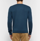 A.P.C. - Cotton Sweater - Men - Petrol
