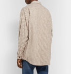 Isabel Marant - Paulieh Striped Cotton-Blend Tweed Shirt - Beige