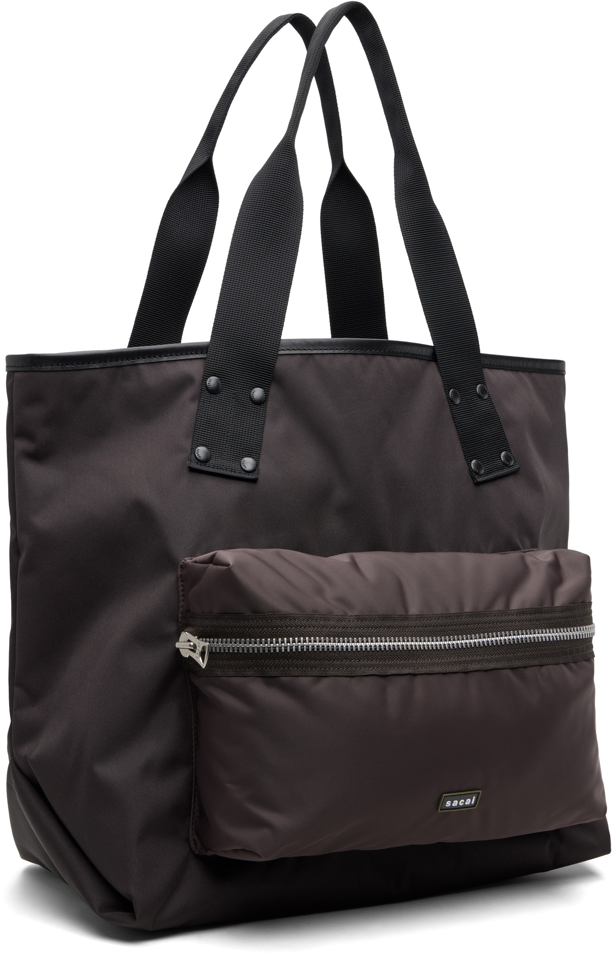 【sacai】 Pocket Tote Bag Large sacai Brown Pocket Large Tote Sacai