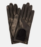 Valentino Garavani VLogo cutout leather gloves