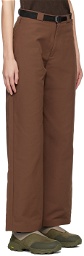 ROA Brown Classic Chino Trousers