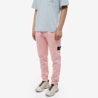 Stone Island Men's Garment Dyed Pocket Jogger in Pink