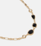 Saint Laurent Cassandre embellished chain necklace