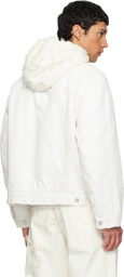 Song for the Mute Off-White TKL Edition Faded Denim Jacket