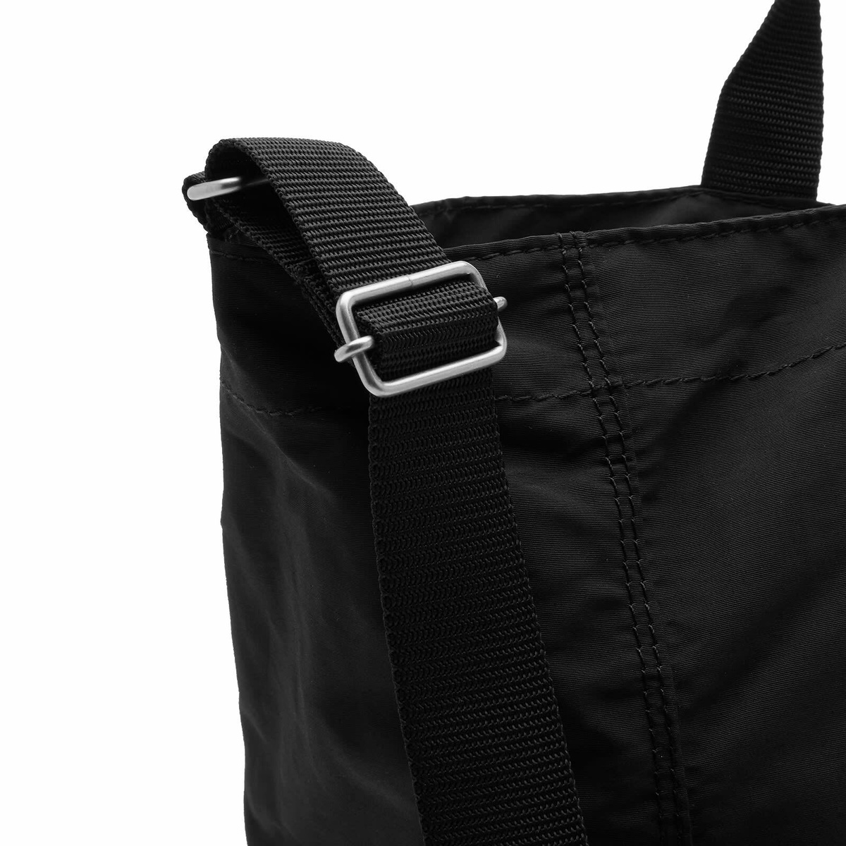 Comme des Garçons Homme Men's 2-Way Logo Tote Bag in Black