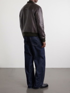 Officine Générale - Maony Leather Jacket - Brown
