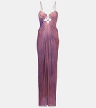 Maria Lucia Hohan Elsa cutout silk tulle gown