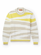 Missoni - Intarsia Cotton-Blend Sweater - White