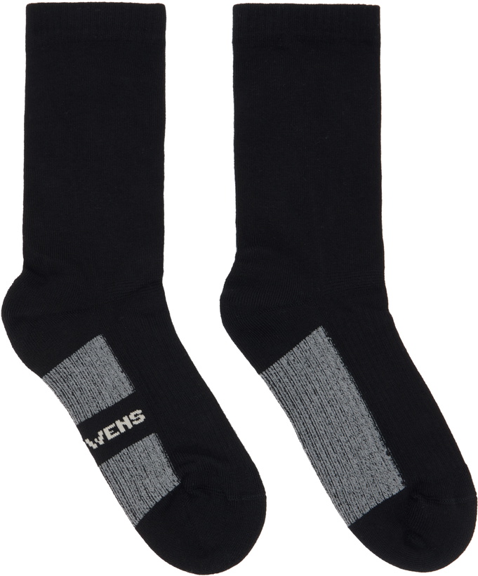 Photo: Rick Owens Black Temple Glitter Socks