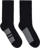 Rick Owens Black Temple Glitter Socks