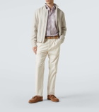 Brunello Cucinelli Printed linen shirt