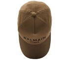 Balmain Men's Paris Logo Cap in Brown