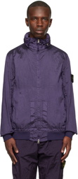 Stone Island Purple Garment-Dyed Jacket