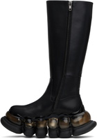 I'm Sorry by Petra Collins SSENSE Exclusive Black JennyFax & MIKIOSAKABE Edition Tall Boots