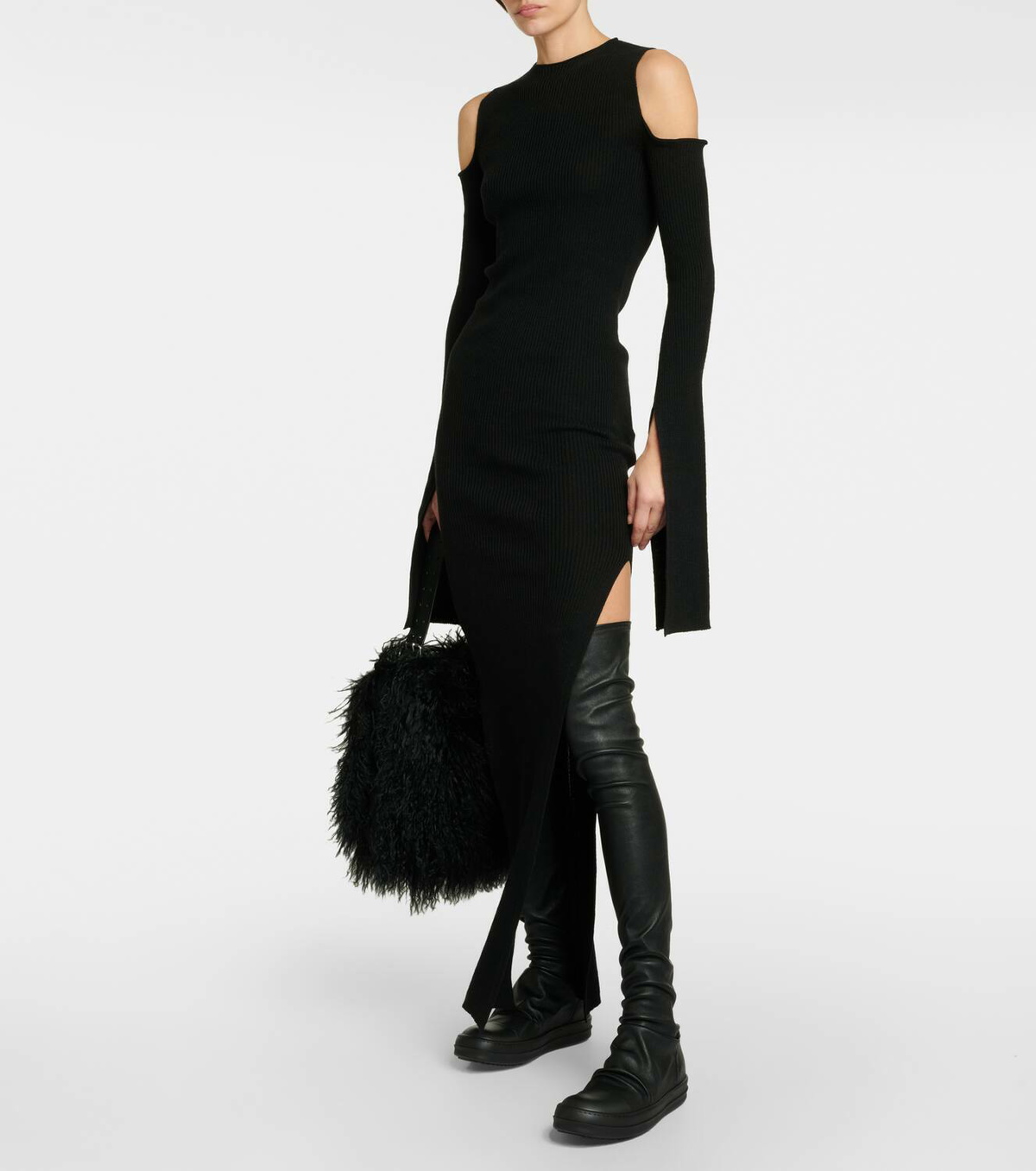 Rick Owens Stocking Sneaks knee-high leather sneakers Rick Owens