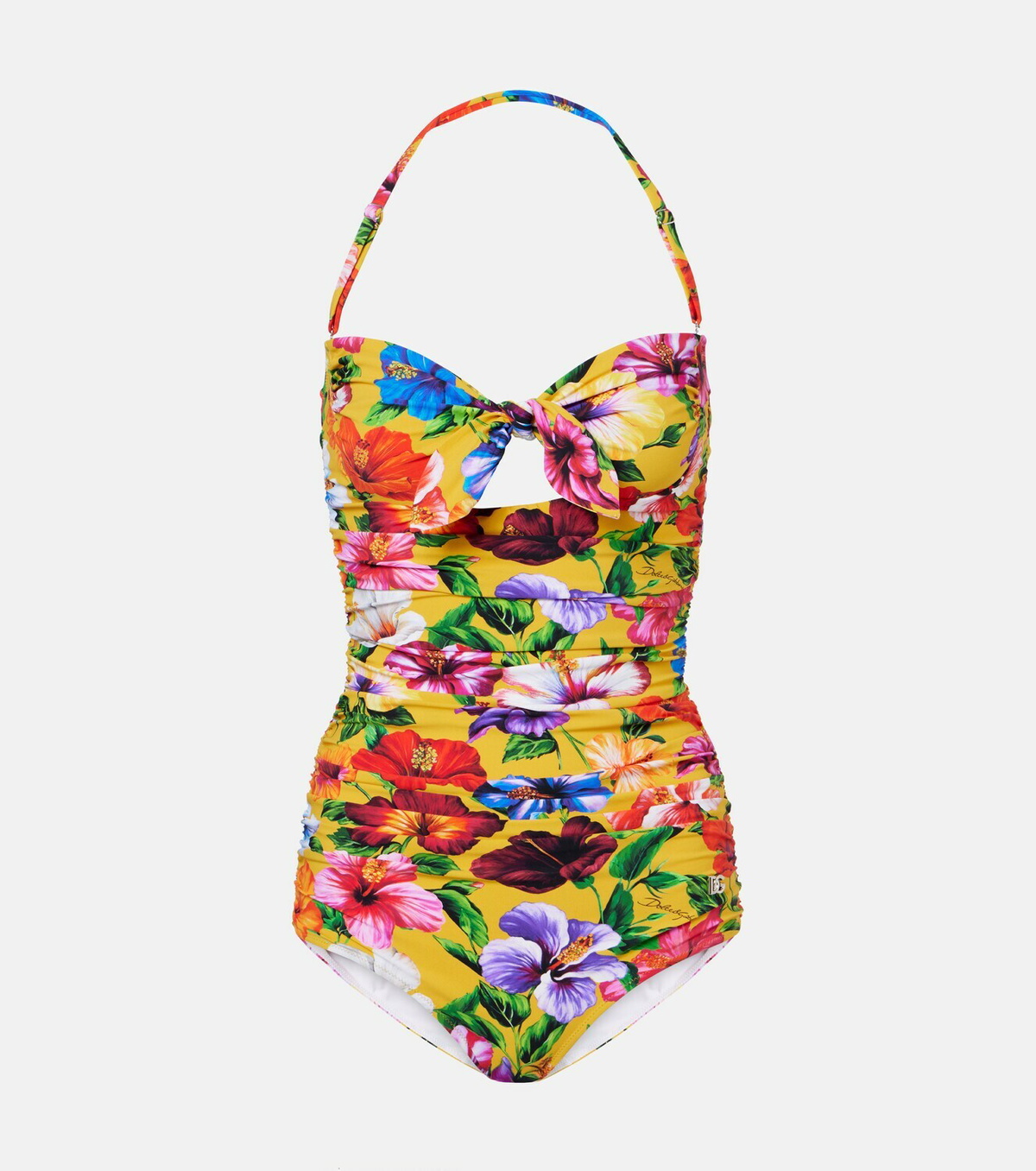 Dolce&Gabbana Floral cutout swimsuit