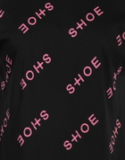 Shoe Womens T-shirt in Black