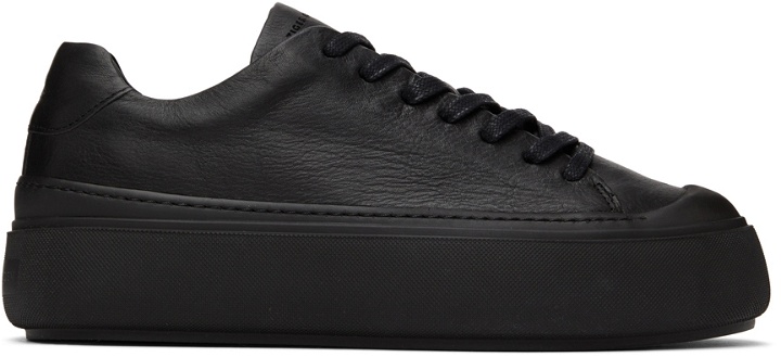 Photo: Tiger of Sweden Black F.1 Low-Top Sneakers