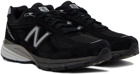 New Balance Black Made in USA 990v4 Sneakers