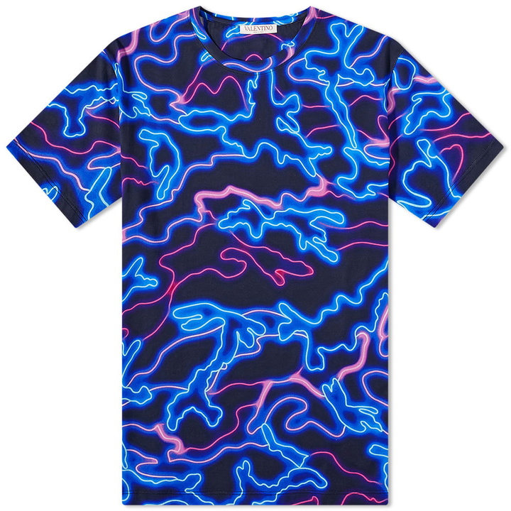 Photo: Valentino Neon Camo Tee