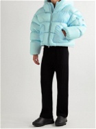 Moncler Genius - Dingyun Zhang Josa Logo-Appliquéd Quilted Shell Hooded Down Jacket - Blue