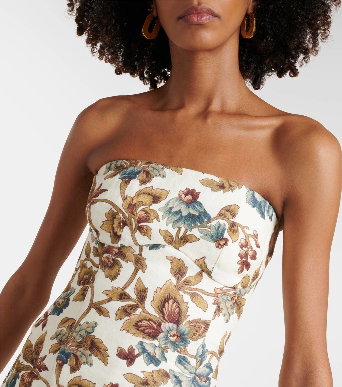 SIR Eleanora floral linen maxi dress SIR. SIR Eleanora floral linen maxi dress SIR.