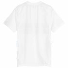Adidas Running adidas Adizero Run T-Shirt in White/Lucid Lemon