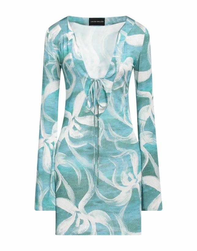Photo: Louisa Ballou Womens Mini dress Turquoise