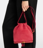Alaïa Le Pochon suede bucket bag
