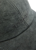 Givenchy Logo-embroidered Cotton cap - Grey - One Size