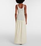 The Frankie Shop Ilya cotton-trimmed maxi dress