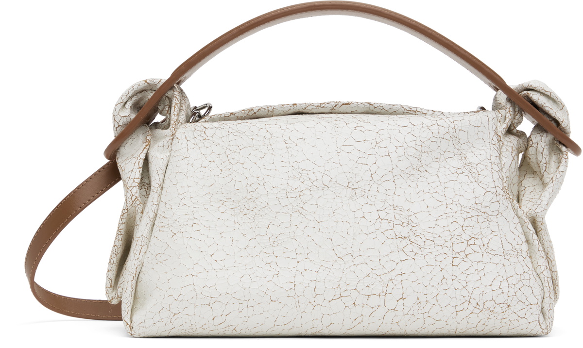 Kenzo White & Brown Kenzo Paris Furoshiki Bag Kenzo