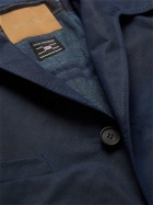 Yuri Yuri - Cadogan Waxed Cotton Jacket - Blue