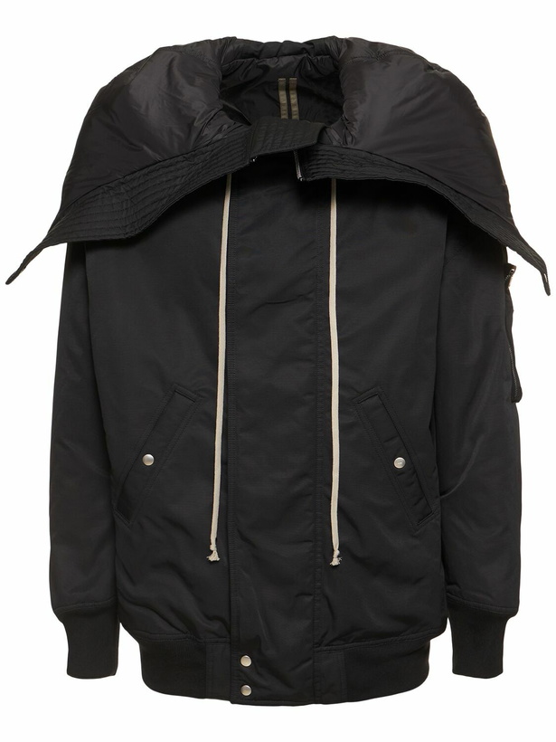Rick Owens DRKSHDW Nylon Flight MA-1 Bomber Jacket Indigo Rick 