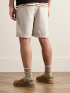 Rag & Bone - Elliot Straight-Leg Pleated Linen Shorts - Neutrals