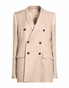 Rick Owens Womens Blazer Light brown
