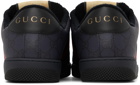 Gucci Navy Screener Sneakers