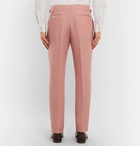 Richard James - Coral Hyde Slim-Fit Linen Suit Trousers - Coral