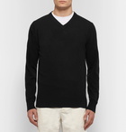 Officine Generale - Slim-Fit Cashmere Sweater - Men - Black