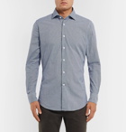 Incotex - Slim-Fit Checked Cotton Shirt - Men - Blue