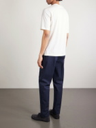Lardini - Cotton and Silk-Blend Jersey T-Shirt - Neutrals
