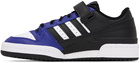 adidas Originals Black & Blue Forum Low Sneakers